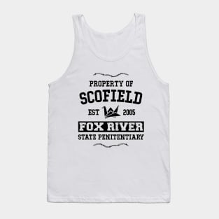 Property of Scofield Fox River State Penitentiary Tank Top